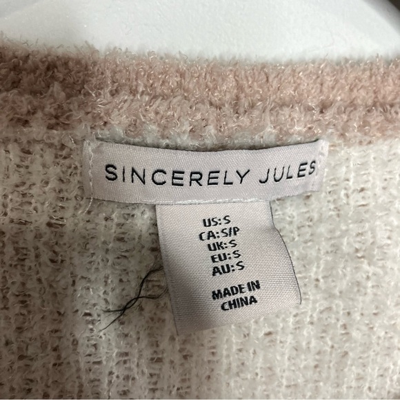 Sincerely Jules‎ warm cozy heart sweater size small - Picture 2 of 5